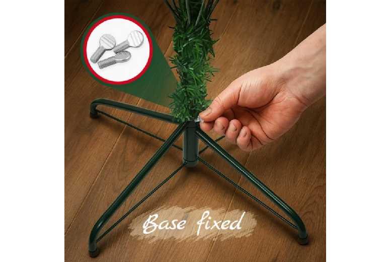 Nettlife Dense Green 210Cm Artificial Christmas Tree - Scandinavian Style, Easy Assembly