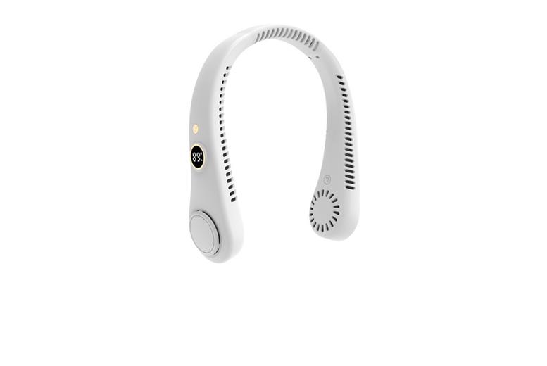 Bladeless Hanging Neck Fan - Portable & Rechargeable Cooling Solution