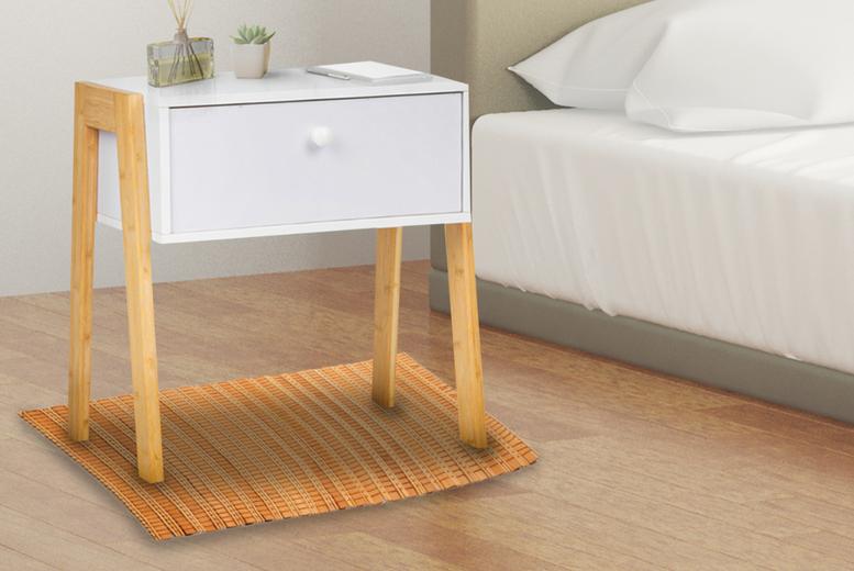1 Or 2 Single Drawer Bedside Tables - White