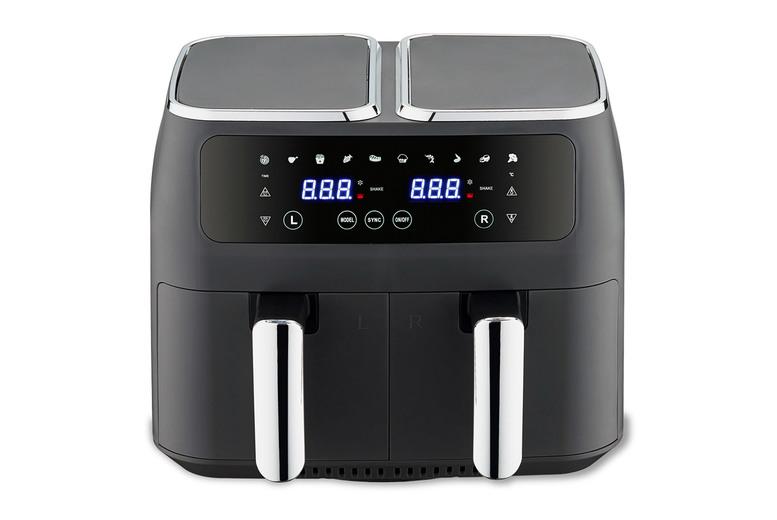 Dual Air Fryer Oven - 8L, Two Baskets, Touchscreen, Multi-Function
