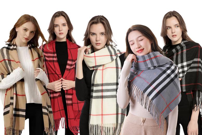 Designer Classic Check Scarf In 6 Colours