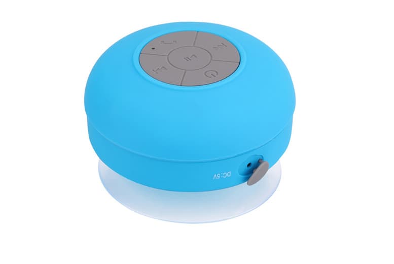 Mini Wireless Bluetooth Shower Speaker - Waterproof, Led, 5W Audio, 6 Colours