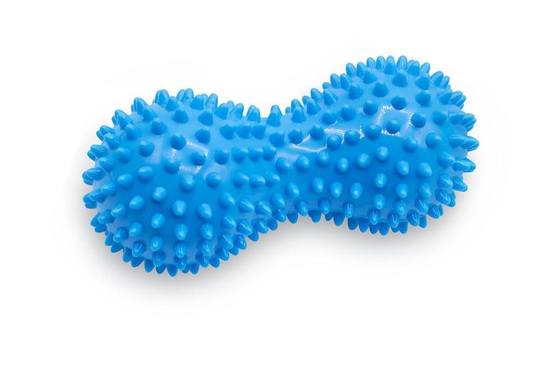Ergonomic Spiky Foot & Body Roller Massager - Portable, Multipurpose, Durable Plastic - Blue