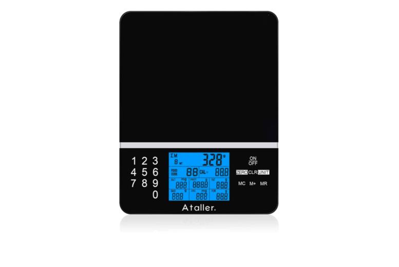 Digital Food Scale With Nutritional Calculator - Precision Portion Control For Sports Nutrition, Meal Prep & Macros