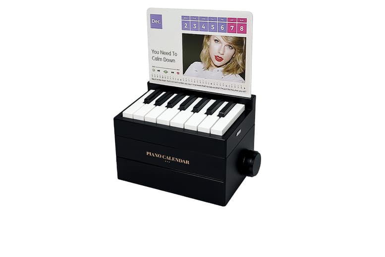 Pop-Star Usb Piano Calendar - 4 Colours, 2 Size
