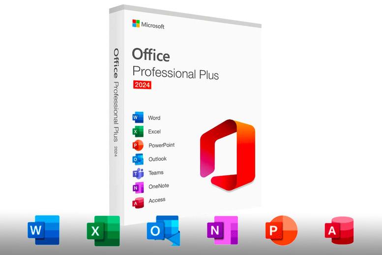 Microsoft Office Professional Plus 2024 Software License - Digital Download, Professional Edition For Windows 11 & 10