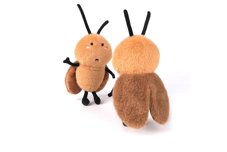 Quirky Christmas Plush Cockroach Gift - Unique Soft Toy For Kids & Adults, Fun Stocking Filler