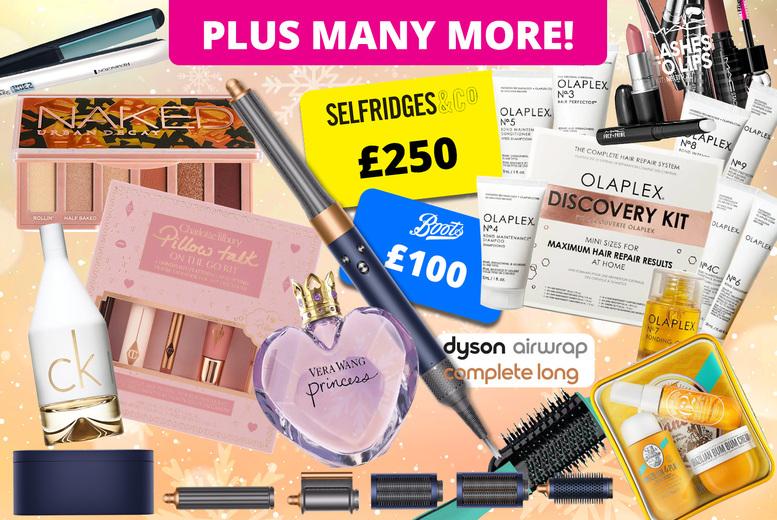 2024 Beauty Mystery Deal - Dyson Air Wrap, Selfridges Voucher, Charlotte Tibury, Olaplex And More