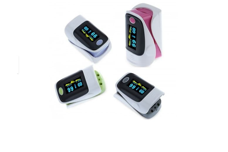 Fingertip Heart Rate & Blood Oxygen Monitor - Led Display, Fitness Tracker, Portable Oximeter (4 Colours)