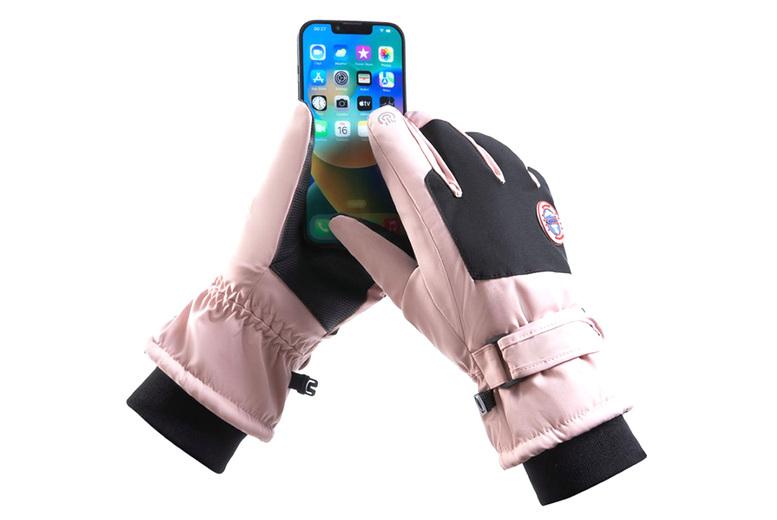 Thermal Windproof Ski Gloves - 2 Sizes & Multiple Colours