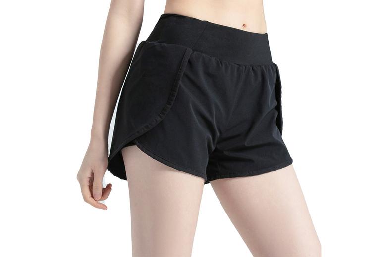 Women's Anti-Shine Loose Sports Yoga Shorts - 5 Sizes & 4 Colours