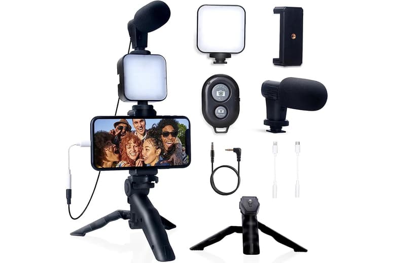Smartphone Vlogging Kit With Microphone