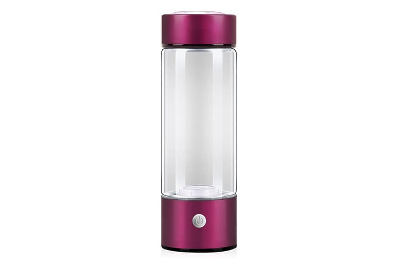 Borosilicate Glass Hydrogen Water Bottle - 420Ml, Leak-Proof, Usb Rechargeable, 5 Colours