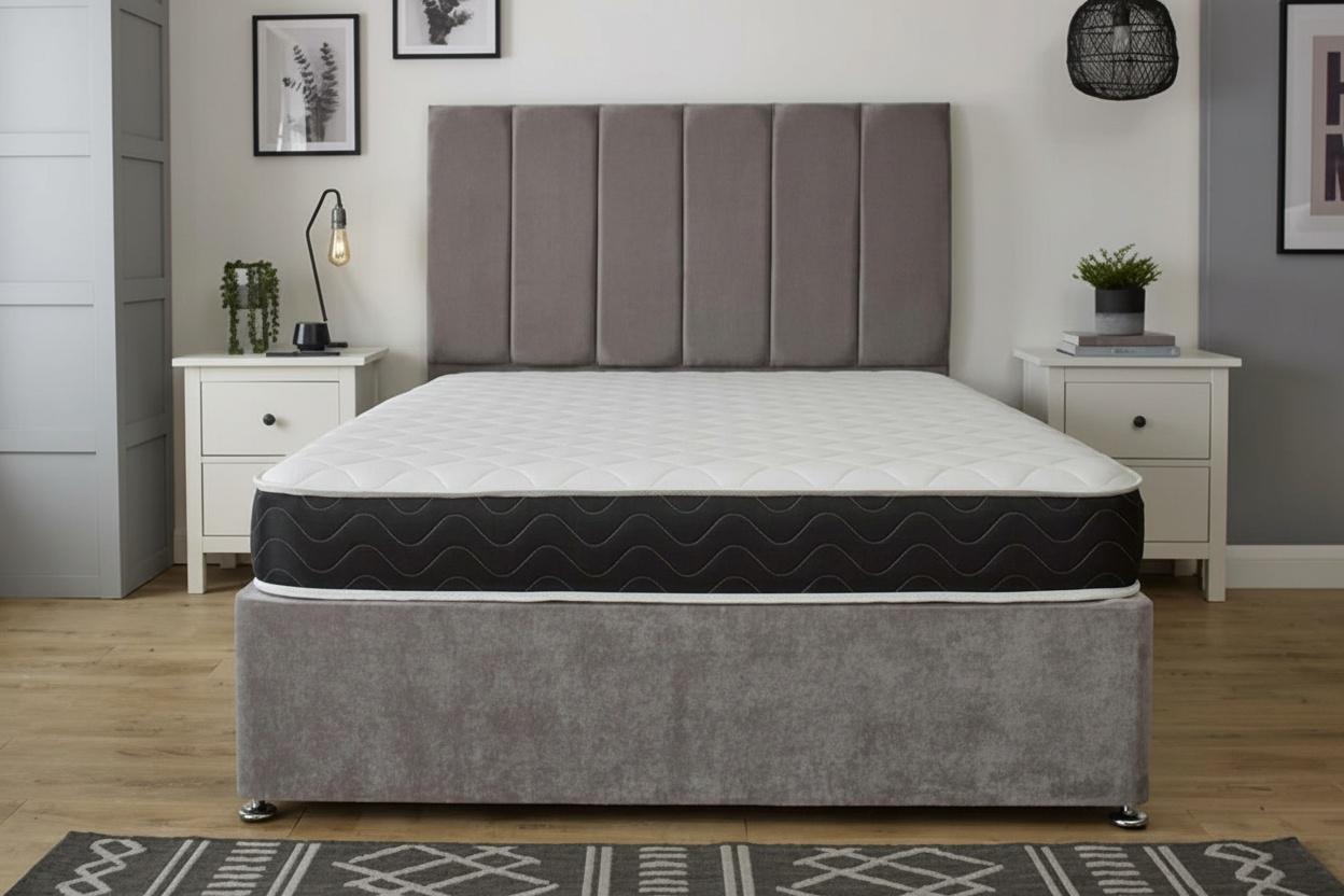 Memory Foam Extra Deep Spring Mattress - 4 Sizes