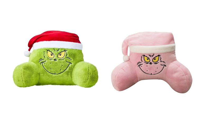 Cartoon Lumbar Support Pillow - Green Or Pink