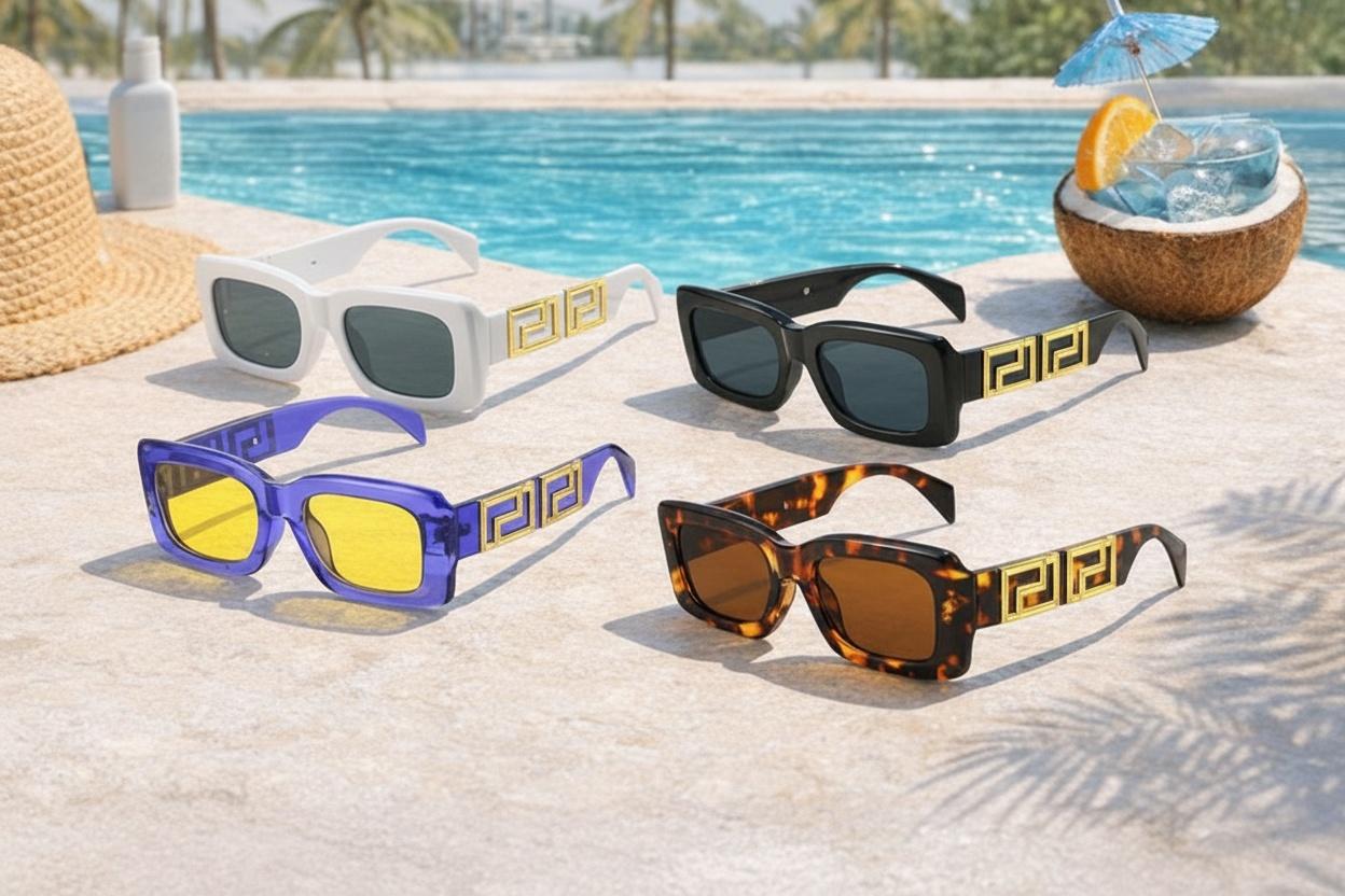 Women's Versace- Square Sunglasses - 6 Colours