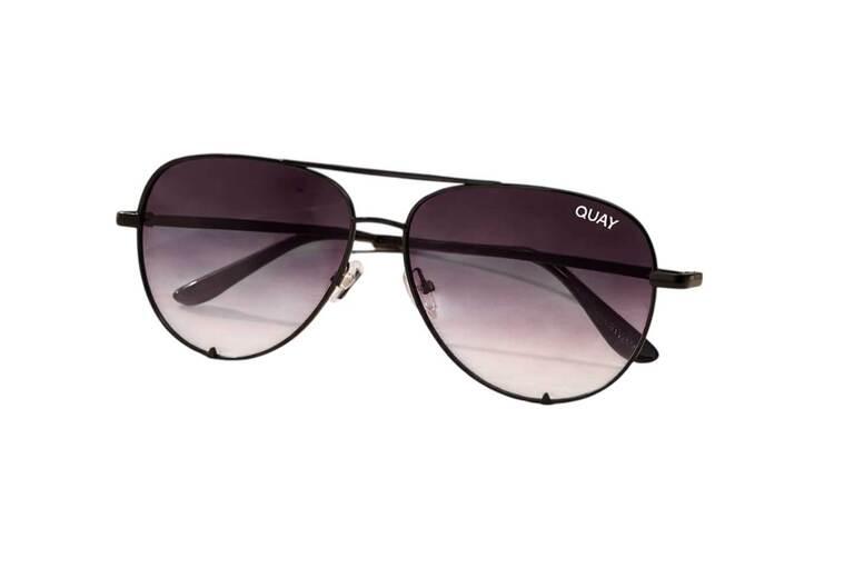 Quay Australia High Key Mini Unisex Sunglasses - Black