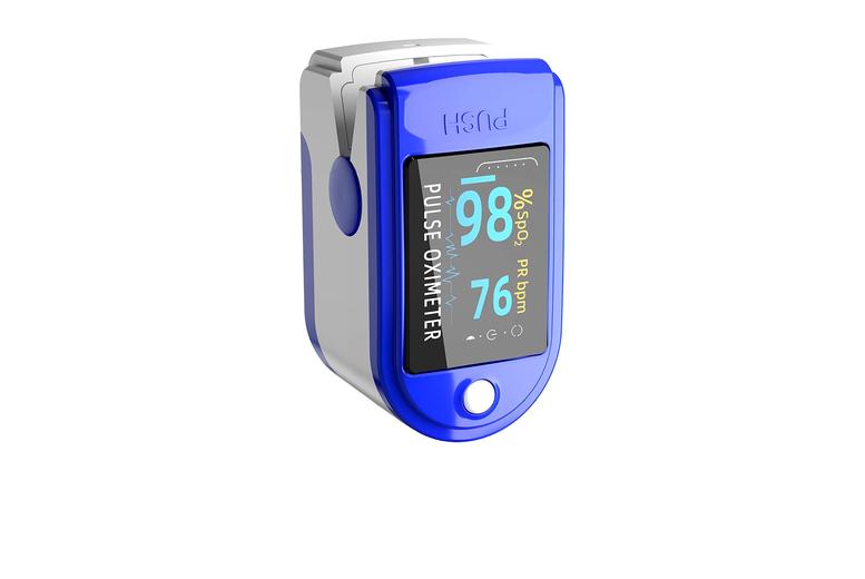 Pulse Oximeter Fitness Tracker - Accurate Blood Oxygen Monitoring, Heart Rate Monitor, Lightweight Health Device