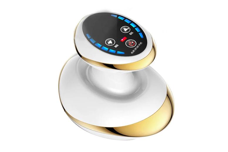 Price Drop! Electric Gua Sha & Cupping Massager - 6 Or 12 Gear, Cordless, Deep Tissue Relief, Gold/Red