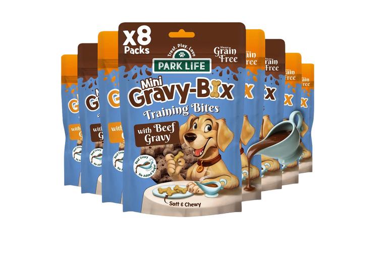 Gravy-Bix Training Treat Bundle 8-Pack Soft Dog Biscuits