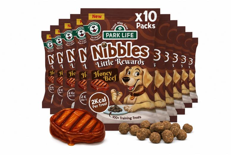 Nibbles Honey Beef Dog Treats 10-Pack
