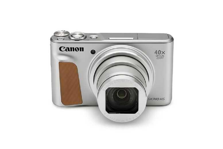 Canon Powershot Sx740 Hs Silver Compact Camera With 40X Zoom And 4K Video