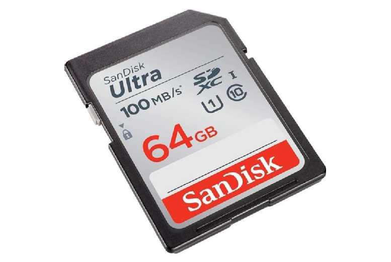 Sandisk Ultra 64Gb Sdxc Memory Card 90Mb/S High-Speed Storage