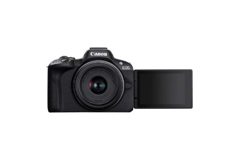 Canon Eos R50 Mirrorless Camera With 24.2Mp Sensor & 4K Video, Rf-S 18-45Mm Lens