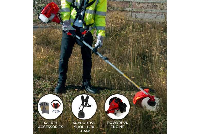 Clearance! 52Cc Petrol Garden Multi Tool With 5-In-1 Attachments For Trimming And Cutting