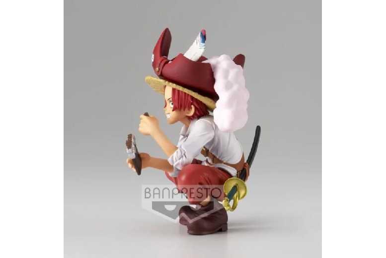 One Piece Kid Shanks Collectible Pvc Toy Figure - Multicolour, 90Mm, Ages 6+, Anime Gift