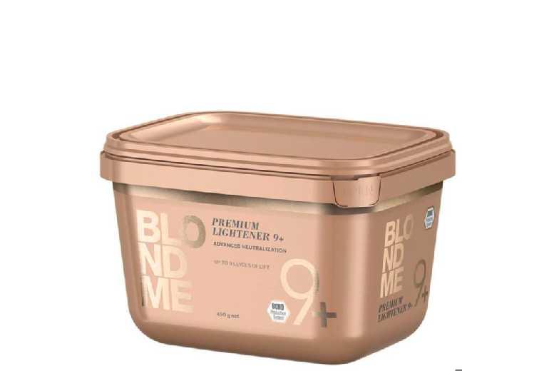 Blondme Premium Lightener 9+ Powder - Anti-Yellow, Strengthening, For All Hair Types, Salon-Quality Bleach